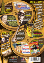 1931 Flickback DVD Video Greeting Card: 90th Birthday or Anniversary Gift