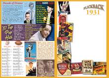 1931 Flickback DVD Video Greeting Card: 90th Birthday or Anniversary Gift