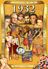 1932 Flickback DVD Video Greeting Card: Birthday or Anniversary Gift