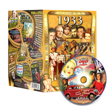 1933 Flickback DVD Video Greeting Card: Birthday or Anniversary Gift