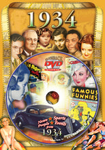 1934 Flickback DVD Video Greeting Card: Birthday or Anniversary Gift