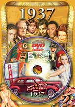 1937 Flickback DVD Video Greeting Card: Birthday or Anniversary Gift
