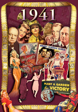 1941 Flickback DVD Video Greeting Card: 80th Birthday or Anniversary Gift