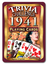 1941 Trivia Challenge Playing Cards: Great Birthday or Anniversary Gift