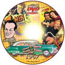 1947 Flickback DVD Video Greeting Card: Birthday or Anniversary Gift