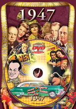 1947 Flickback DVD Video Greeting Card: Birthday or Anniversary Gift