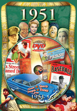 1951 Flickback DVD Video Greeting Card: 70th Birthday or Anniversary Gift