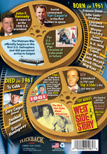 1961 Flickback DVD Video Greeting Card: 60th Birthday or Anniversary Gift