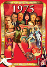 1975 Flickback DVD Video Greeting Card: 50th Birthday or Anniversary Gift