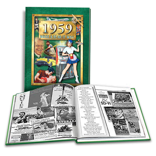 1959 What A Year It Was! Coffee Table Book: Birthday or Anniversary Gift