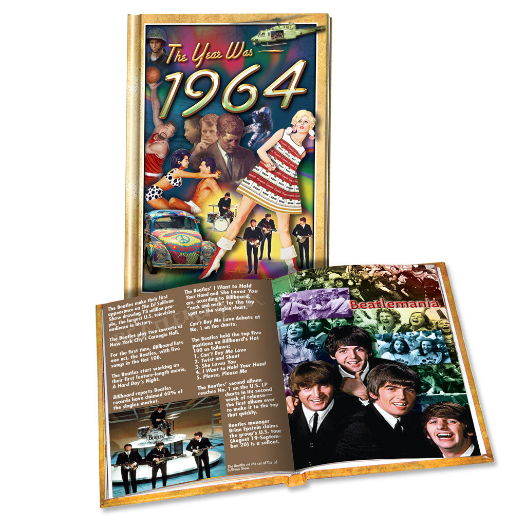 1964 MiniBook: Birthday or Anniversary Gift