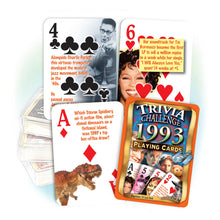 1993 Trivia Challenge Playing Cards