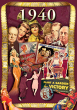 1940 Flickback DVD Video Greeting Card: Birthday or Anniversary Gift