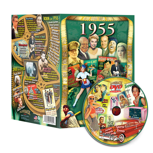 1955 Flickback DVD Video Greeting Card: Birthday or Anniversary Gift