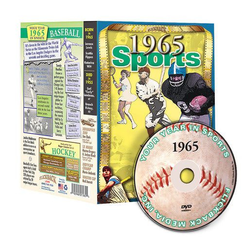 1965 Flickback Sports DVD Video Greeting Card: Birthday or Anniversary Gift