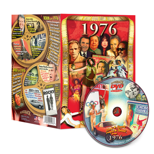 1976 Flickback DVD Video Greeting Card: Great Birthday or Anniversary Gift