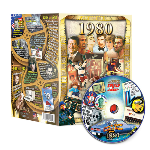 1980 Flickback DVD Video Greeting Card: Birthday or Anniversary Gift