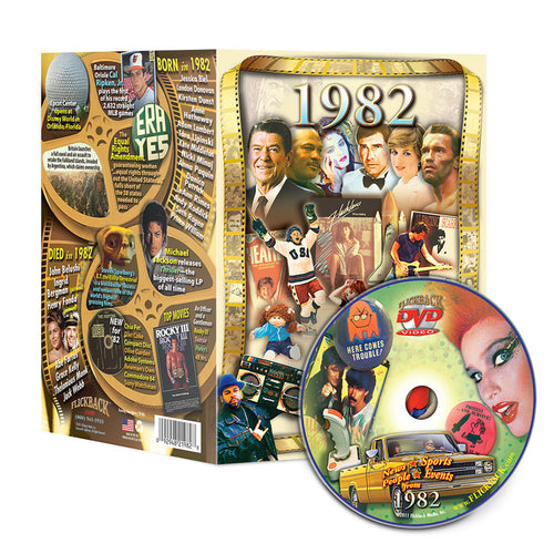 1982 Flickback DVD Video Greeting Card: Great Birthday or Anniversary Gift