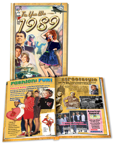 1989 MiniBook: Birthday or Anniversary Gift