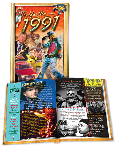 1991 MiniBook: 30th Birthday or Anniversary Gift