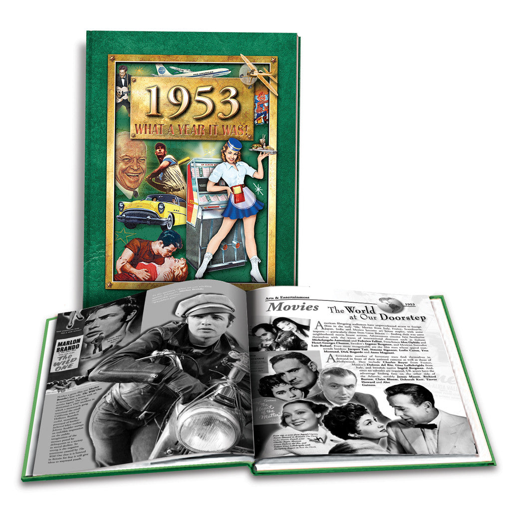 1953 What a Year It Was!: Great Birthday or Anniversary Gift - Coffee Table Book