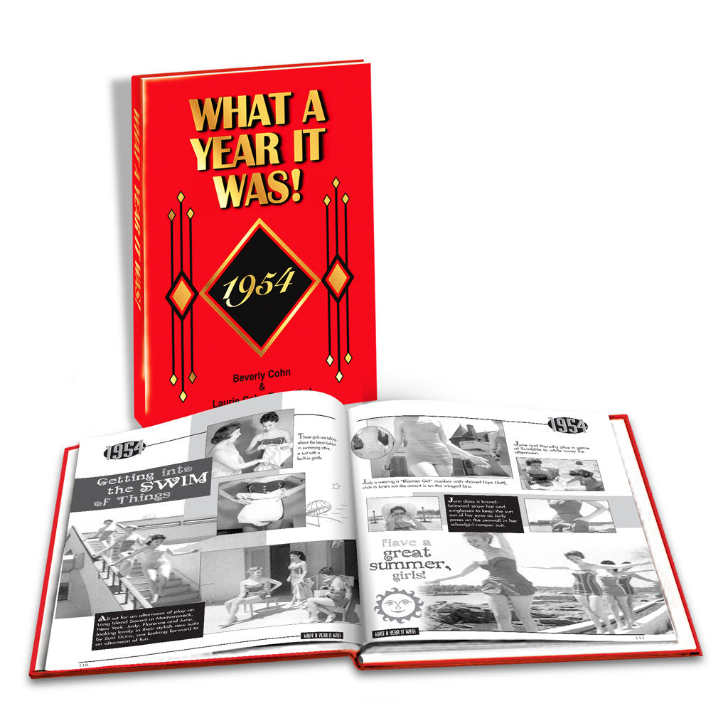 1954 What A Year It Was! Book (1st edition): Birthday or Anniversary Gift
