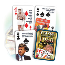 1960 Trivia Challenge Playing Cards: Birthday or Anniversary Gift