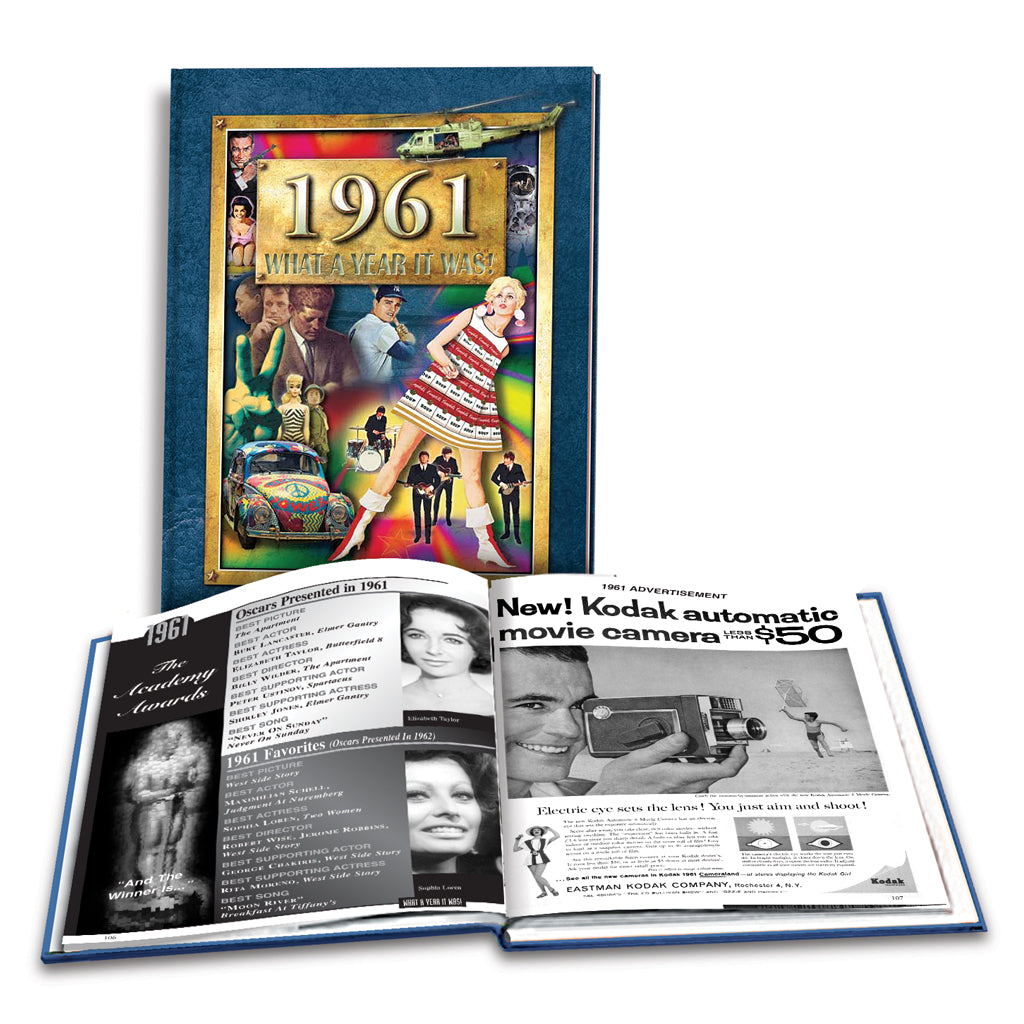 1961 What a Year It Was!: 60th Birthday or Anniversary Gift - Coffee Table Book
