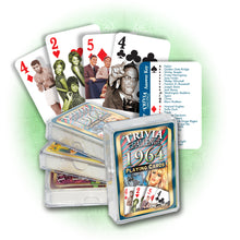 1964 Trivia Challenge Playing Cards: Birthday or Anniversary Gift