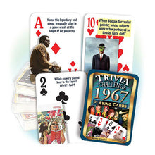 1967 Trivia Challenge Playing Cards: Great Birthday Gift or Anniversary Gift
