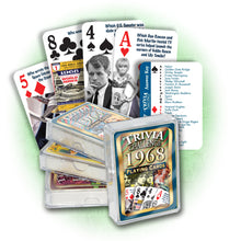 1968 Trivia Challenge Playing Cards: Birthday or Anniversary Gift