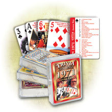 1971 Trivia Challenge Playing Cards: 50th Birthday or Anniversary Gift