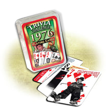 1976 Trivia Challenge Playing Cards: Great Birthday Gift or Anniversary Gift