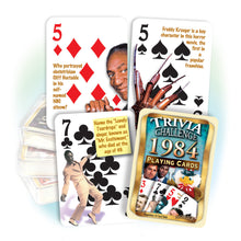 1984 Trivia Challenge Playing Cards: Birthday or Anniversary Gift